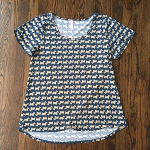 LuLaRoe Dog Classic Tee XL